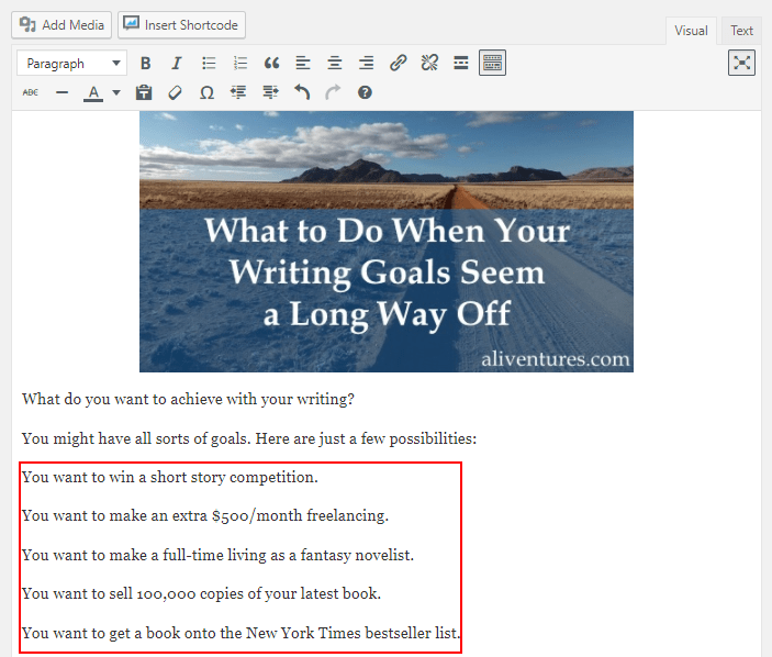 4 Wordpress Formatting Tips to Make Your Posts More Readable