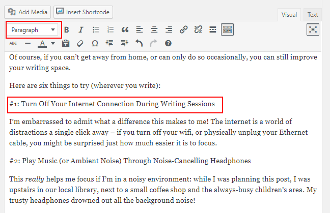 4 Wordpress Formatting Tips to Make Your Posts More Readable