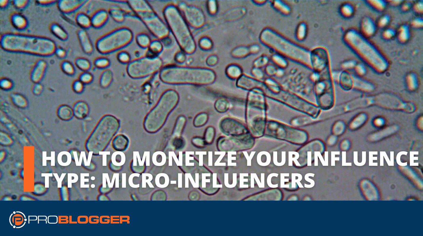 How to Monetise Your Influence Type: Micro-Influencers